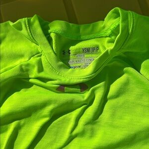 Lime green boys long sleeve shirt